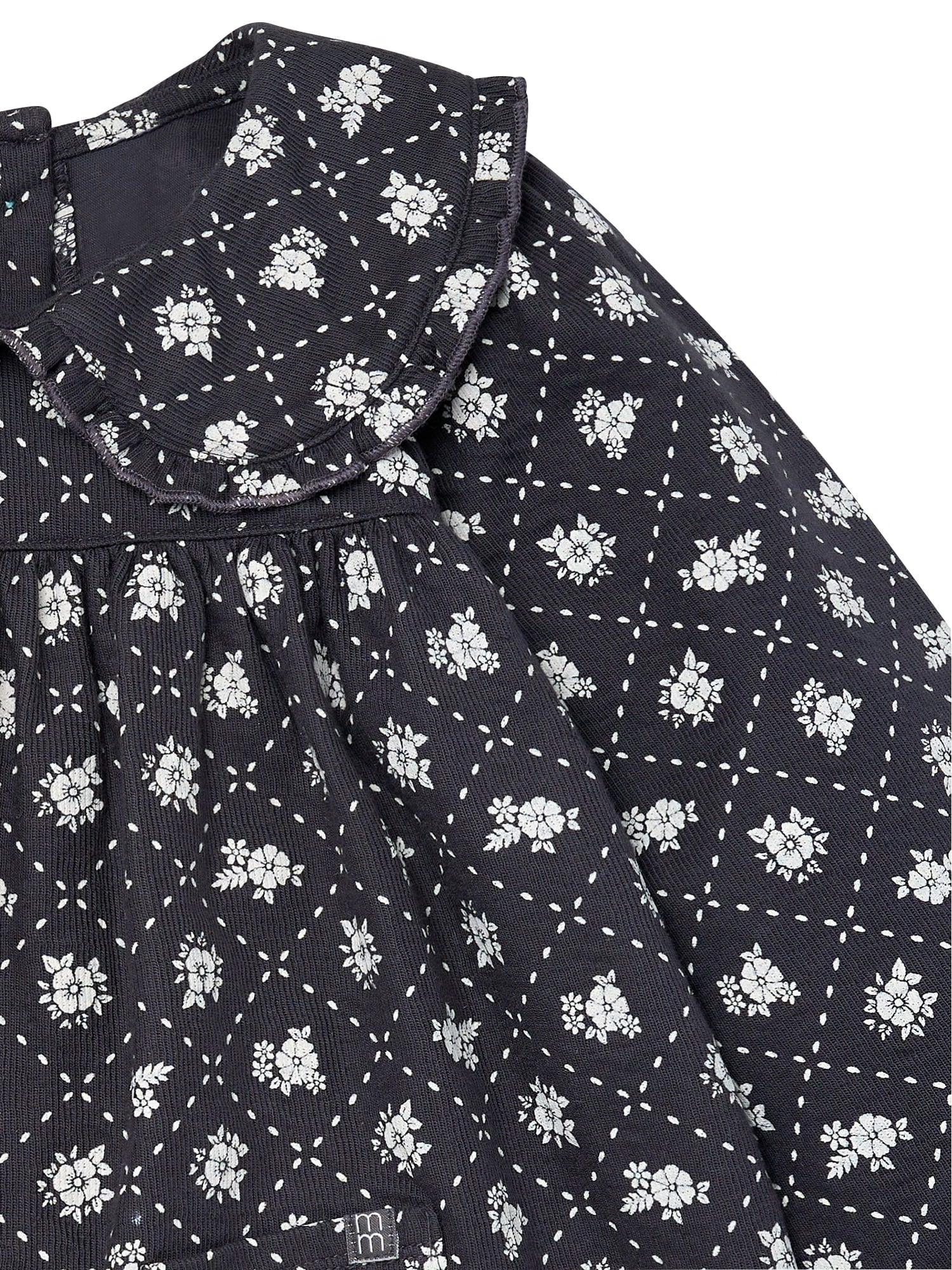 Modern Moments by Gerber Toddler Girl Ruffle Dress with Collar, Sizes 12M-5T