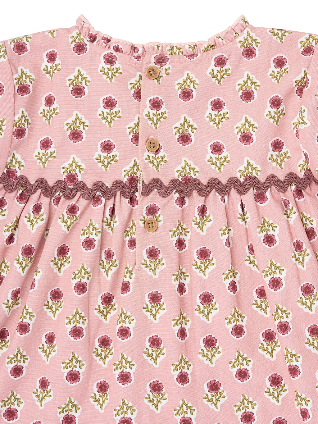 Modern Moments by Gerber Toddler Girl Tiered Dress with Ric Rac, Sizes 12M-5T