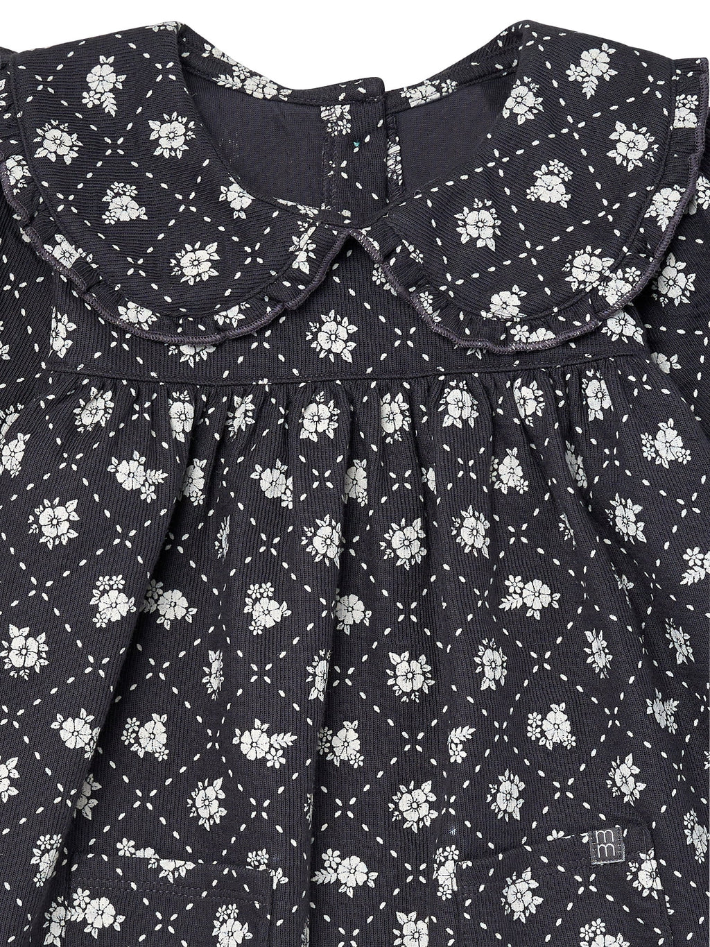 Modern Moments by Gerber Toddler Girl Ruffle Dress with Collar, Sizes 12M-5T