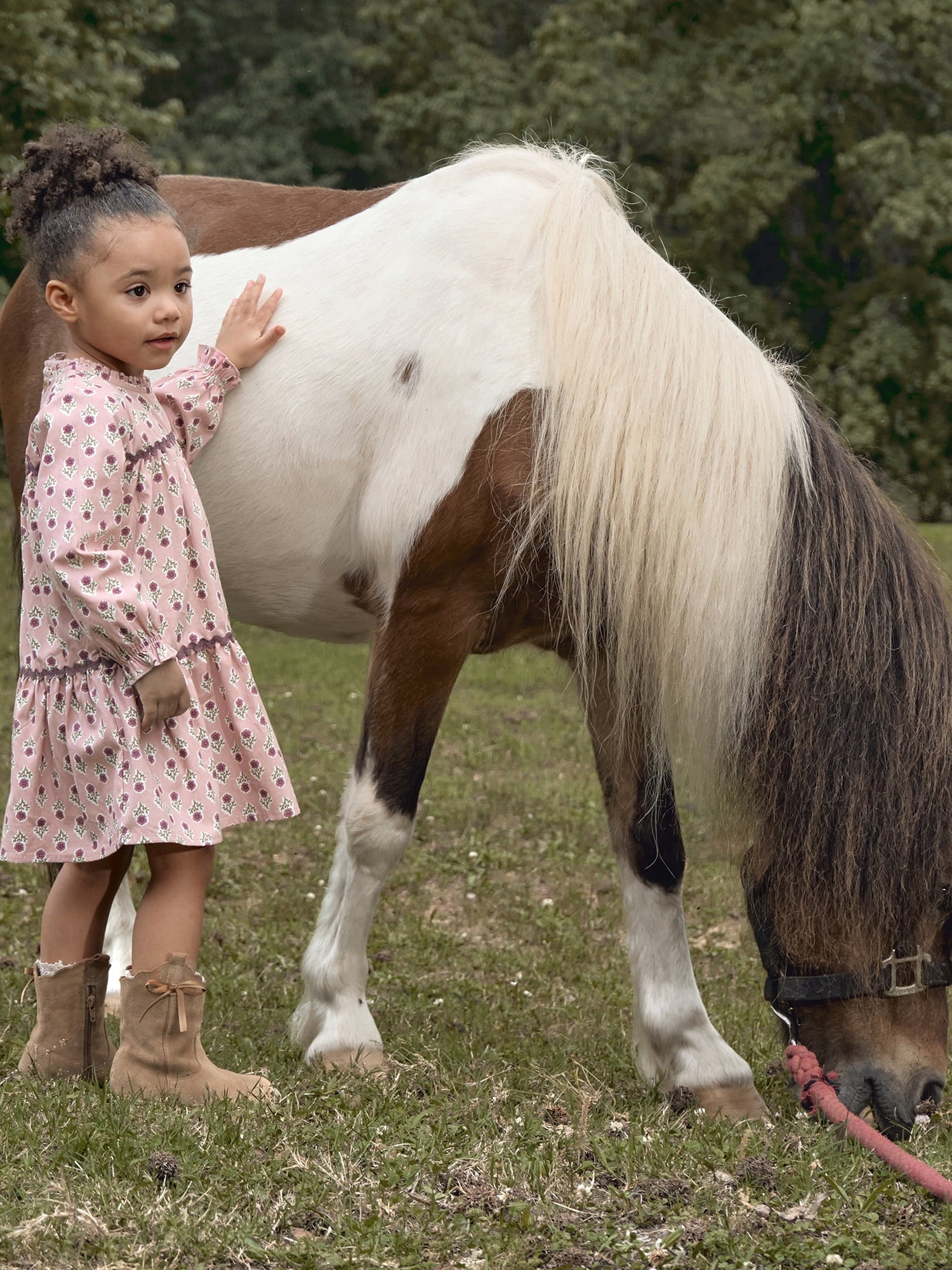 Modern Moments by Gerber Toddler Girl Tiered Dress with Ric Rac, Sizes 12M-5T