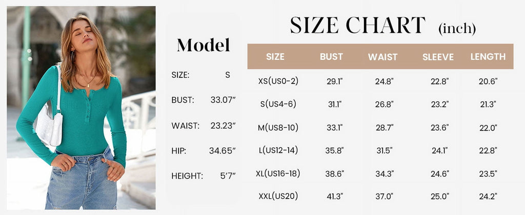 PRETTYGARDEN Women's 2025 Spring Fall Long Sleeve Henley T Shirts Button Ribbed Knit Slim Fit Casual Basic Tops Blouse