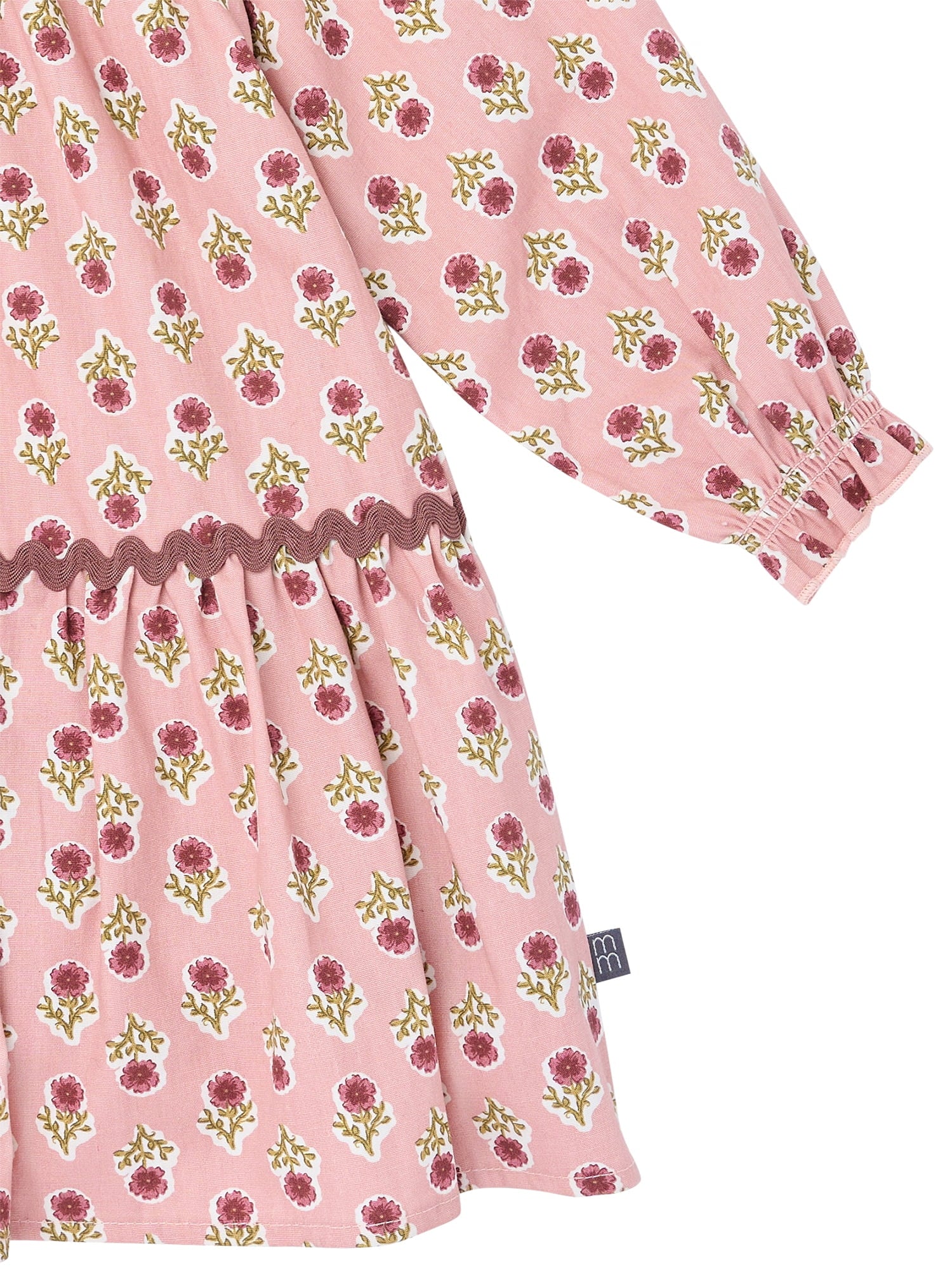 Modern Moments by Gerber Toddler Girl Tiered Dress with Ric Rac, Sizes 12M-5T