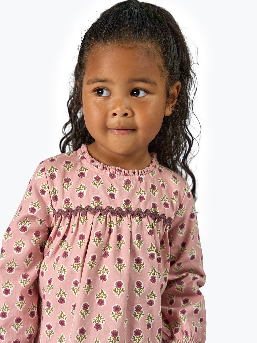 Modern Moments by Gerber Toddler Girl Tiered Dress with Ric Rac, Sizes 12M-5T