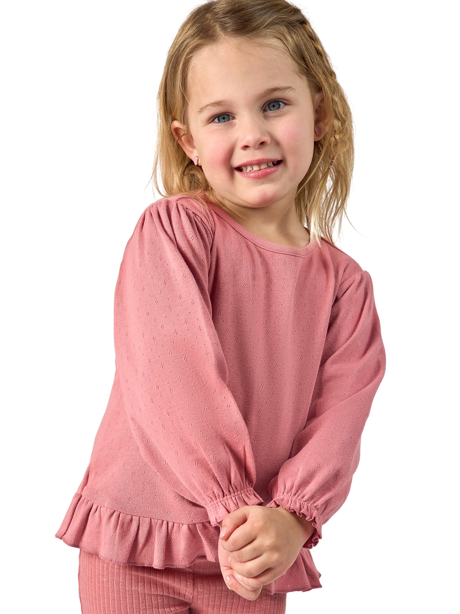 Modern Moments by Gerber Ruffle Sleeve Top, Sizes 12 Months - 5T