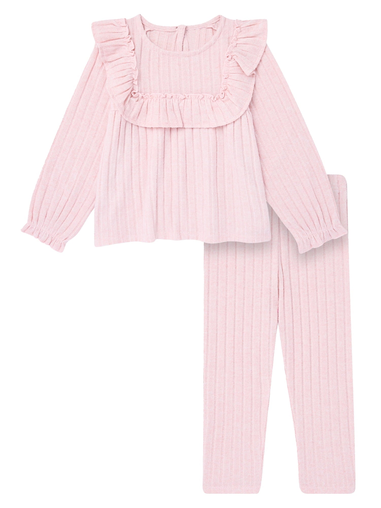 Modern Moments by Gerber Toddler Girl Ruffle Top and Pant Set, Sizes 12M-5T