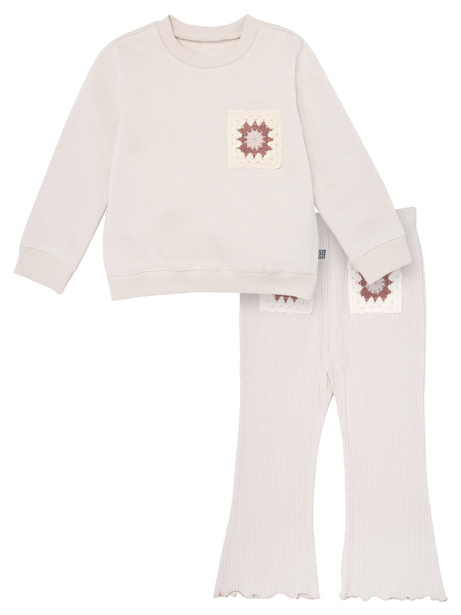 Modern Moments by Gerber Toddler Girl Ruffle Top and Pant Set, Sizes 12M-5T