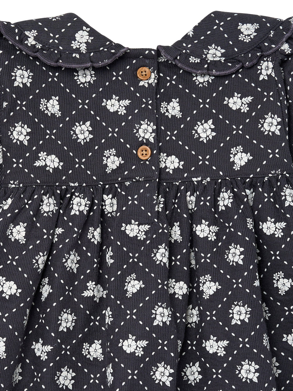 Modern Moments by Gerber Toddler Girl Ruffle Dress with Collar, Sizes 12M-5T