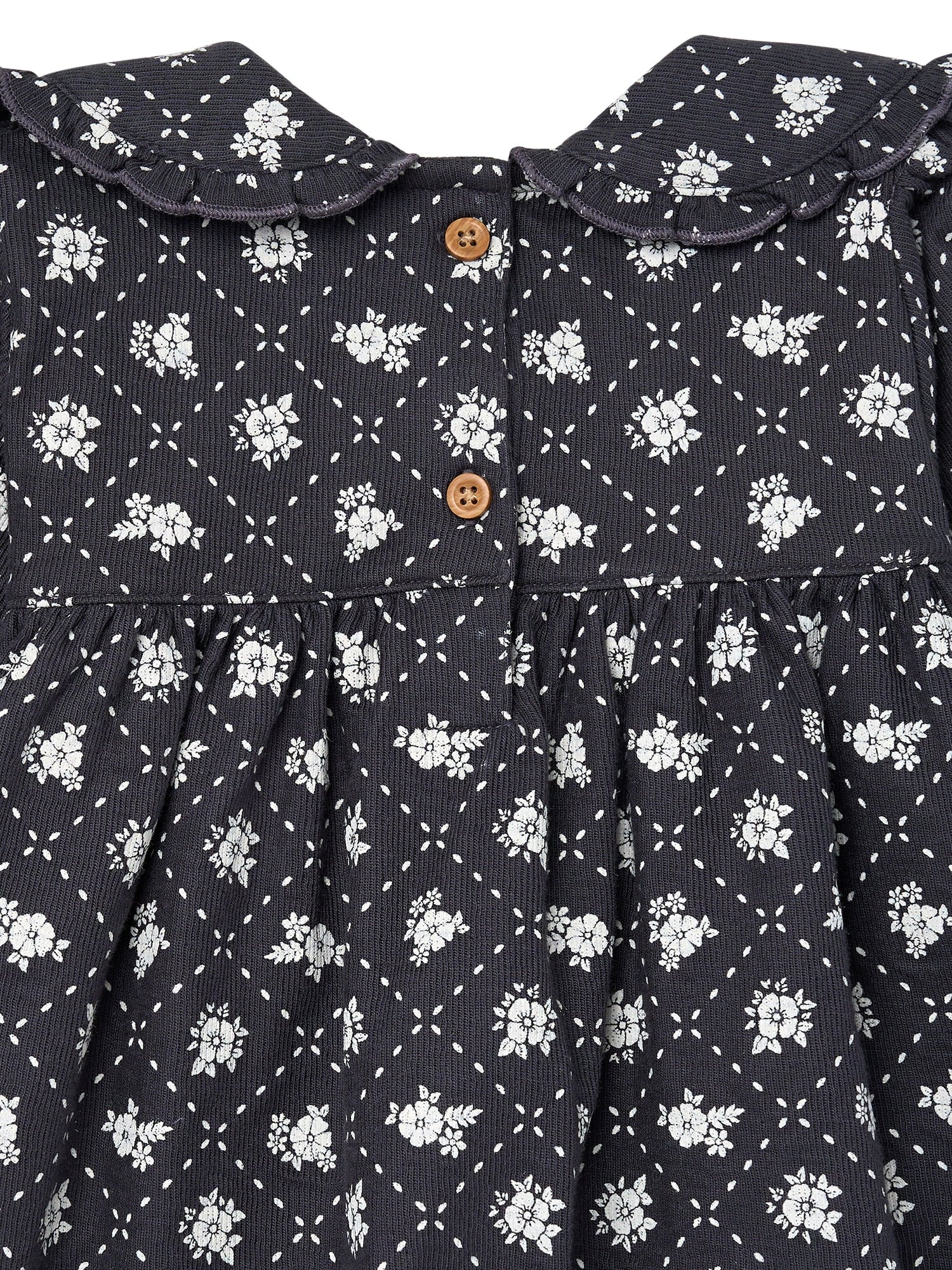 Modern Moments by Gerber Toddler Girl Ruffle Dress with Collar, Sizes 12M-5T