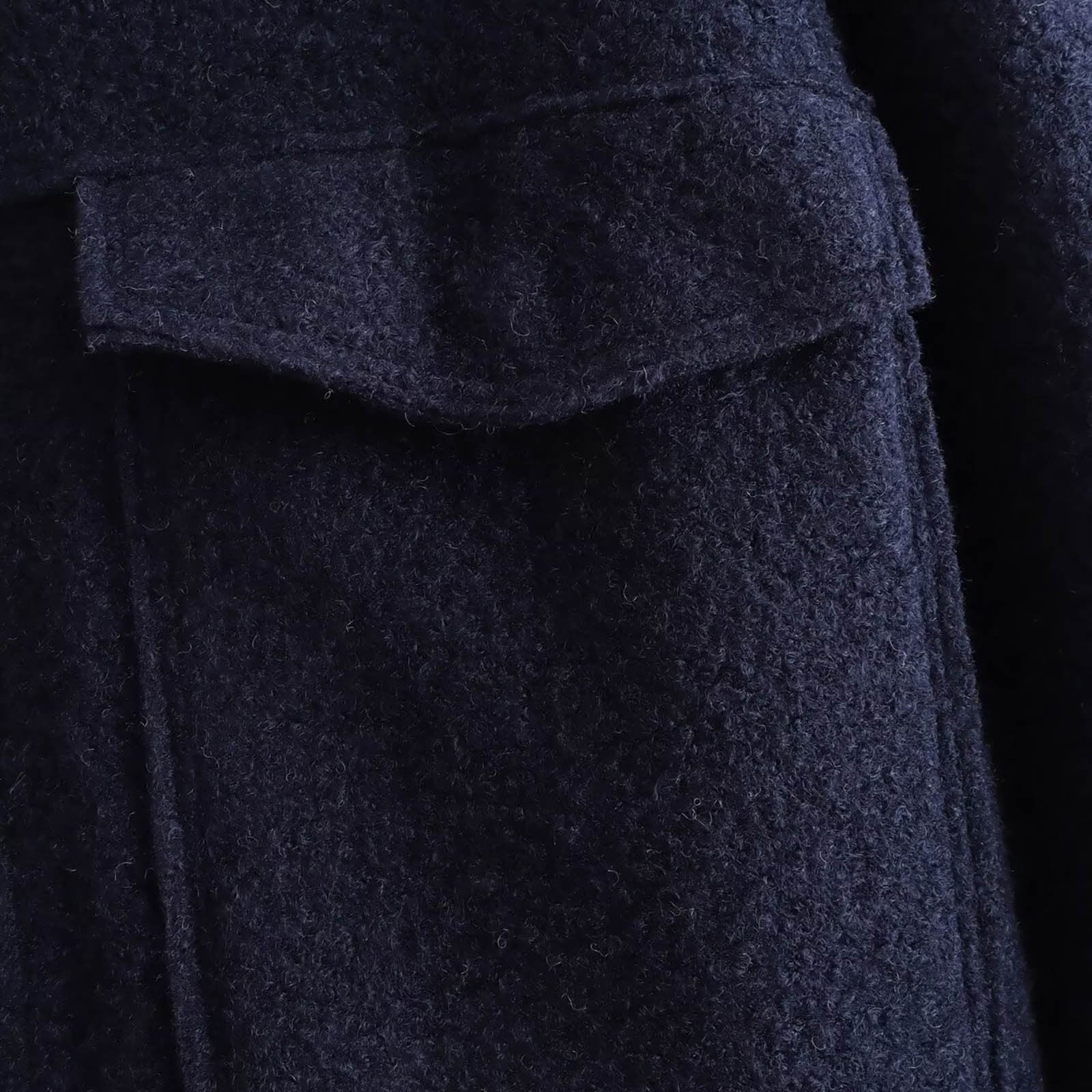 Women's Cropped Wool Blend Jacket Zip Up Design Short Casual Outerwear Modern Minimalist Fall Winter Street Style Tops