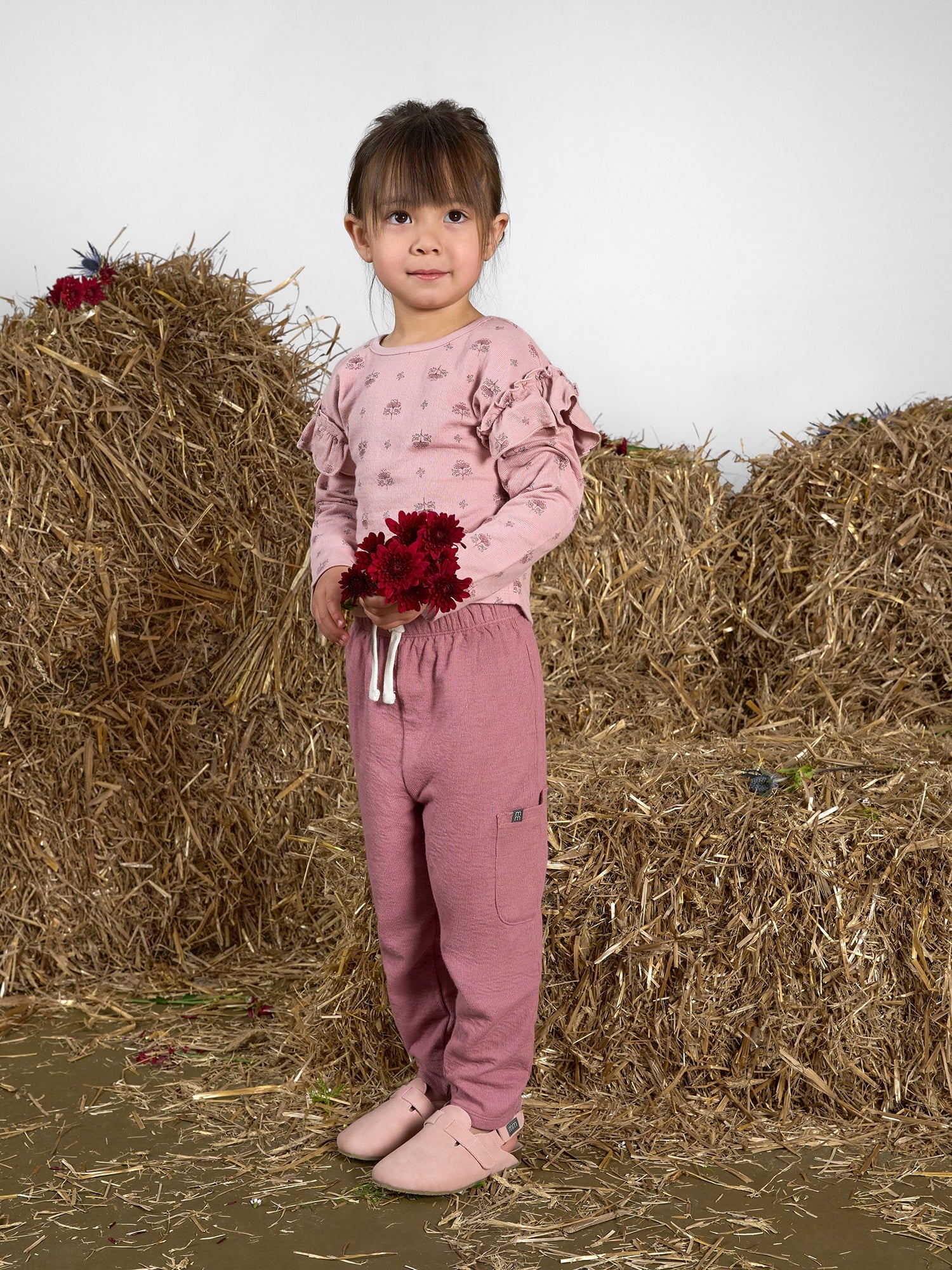 Modern Moments by Gerber Ruffle Sleeve Top, Sizes 12 Months - 5T