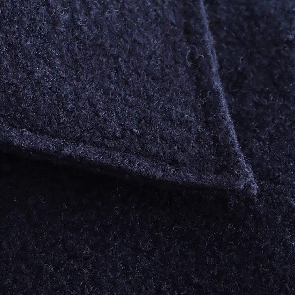 Women's Cropped Wool Blend Jacket Zip Up Design Short Casual Outerwear Modern Minimalist Fall Winter Street Style Tops